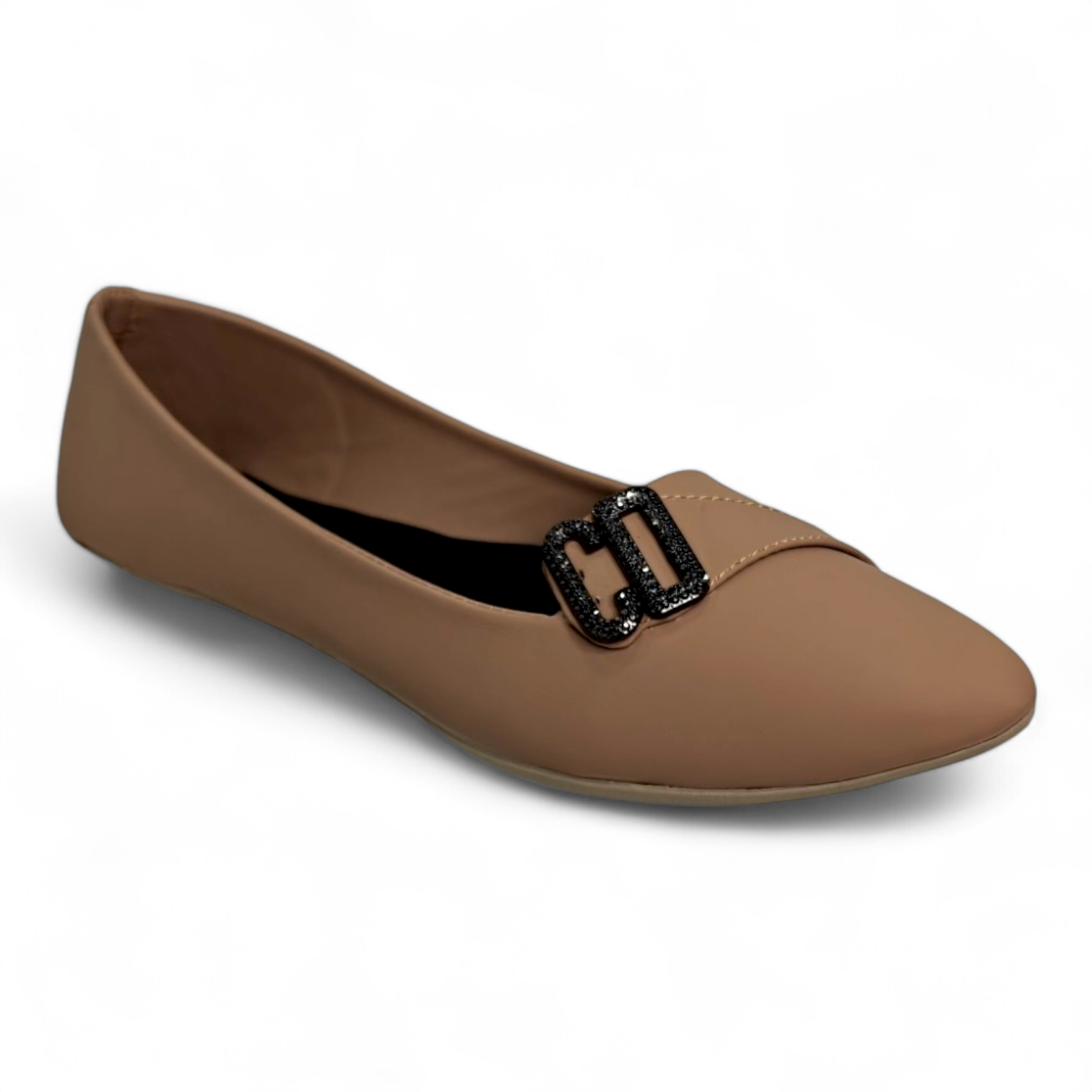 Embellished Cross Knot Belt Open Toe Women's Flat Footwear in beige with stylish design