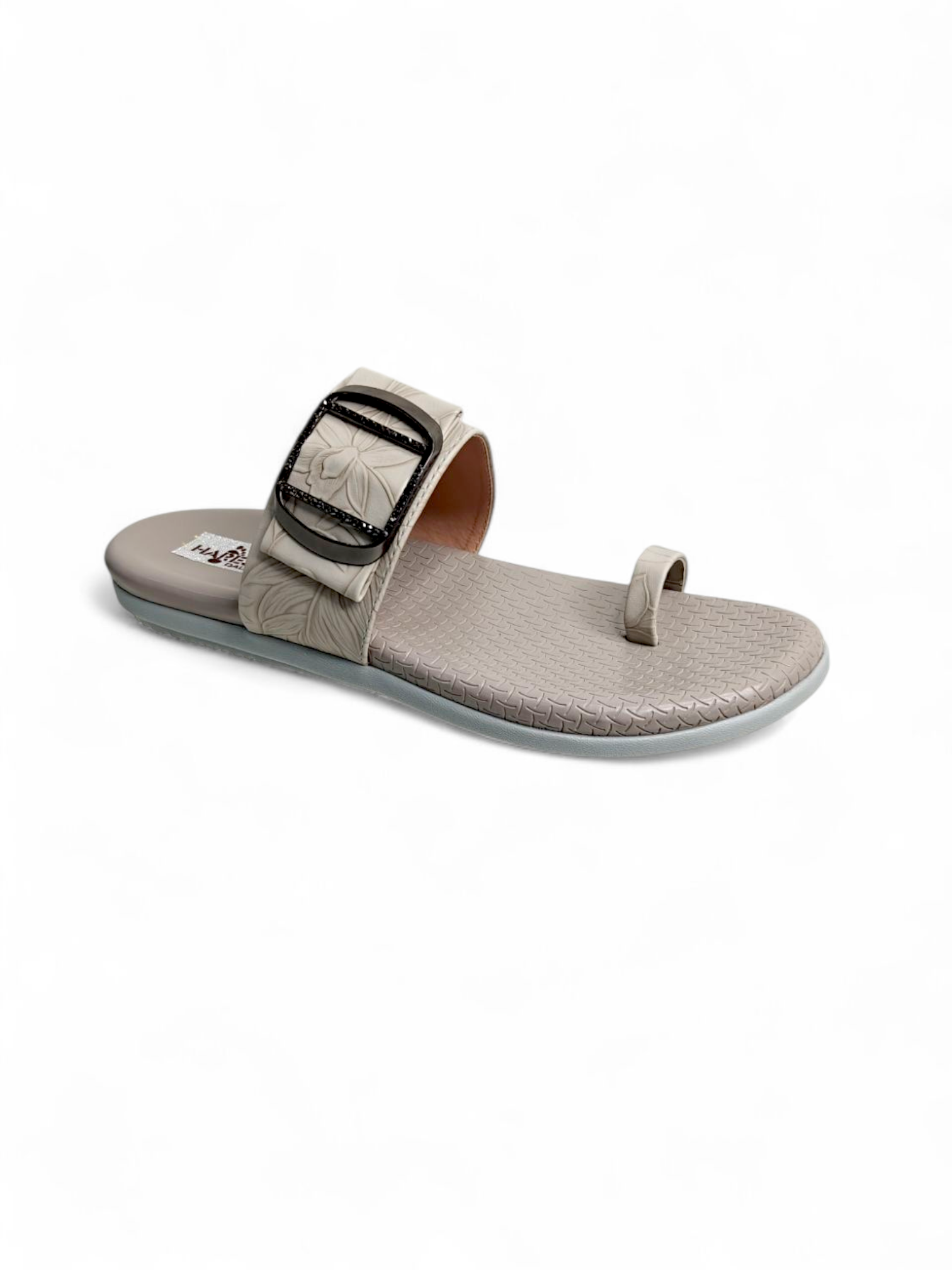 Comfortable women’s daily wear flat footwear beige