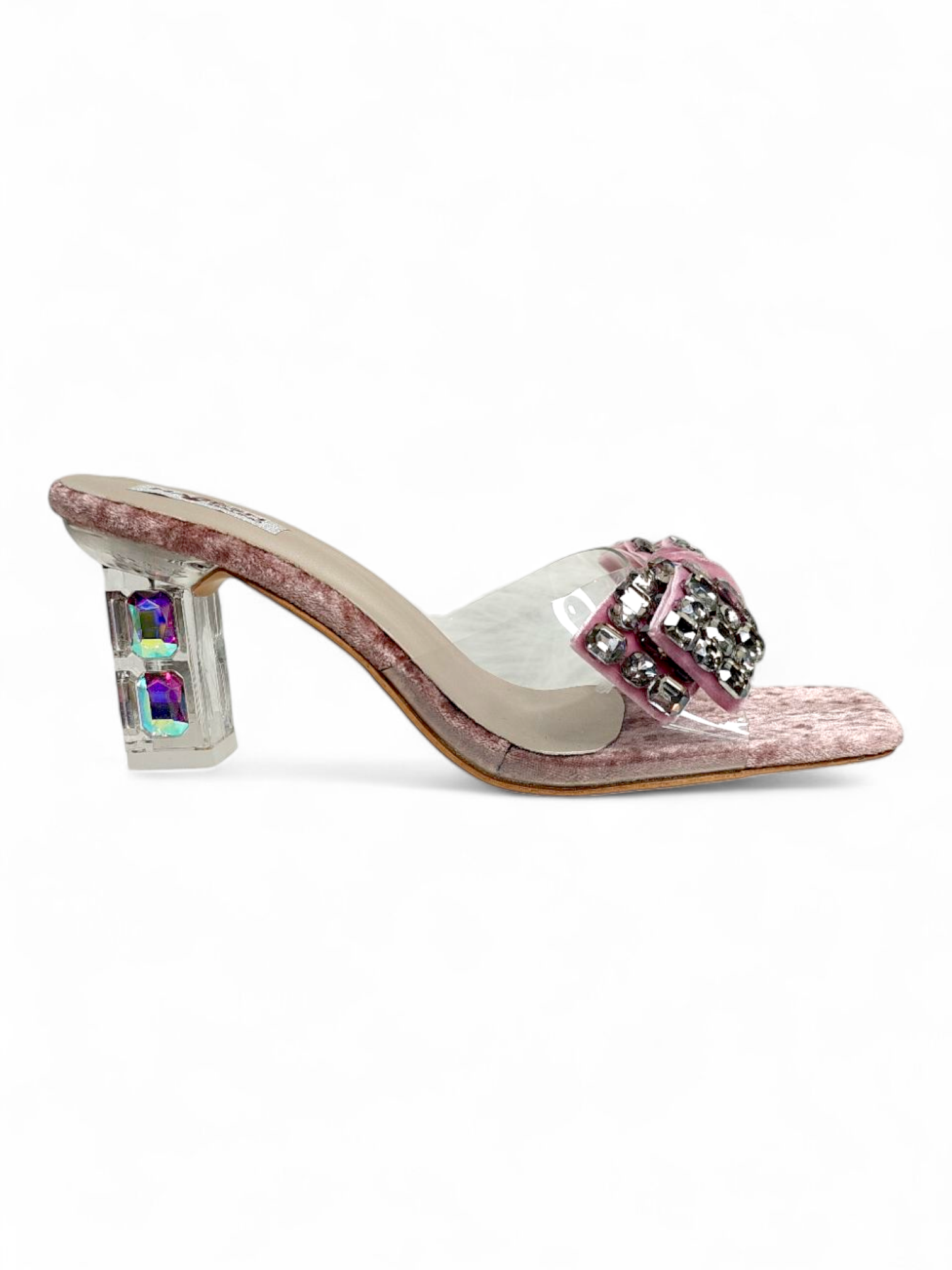 Women’s crystal bow heels India festive footwear