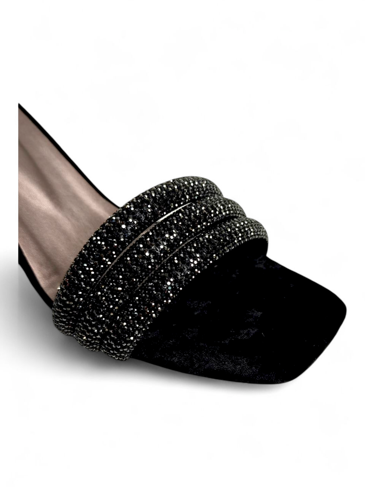 Comfortable black partywear heels online India