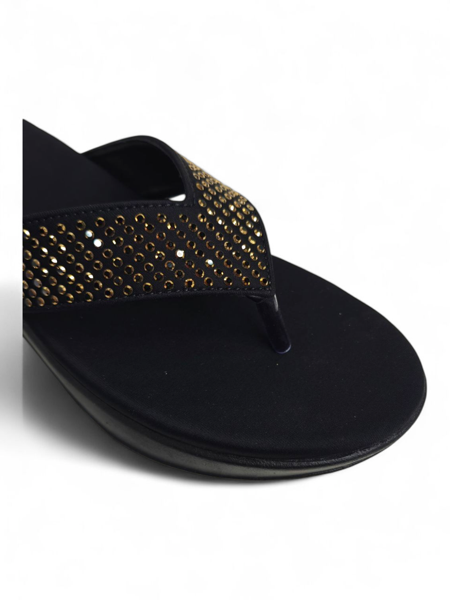 Fashionable women’s black wedge footwear