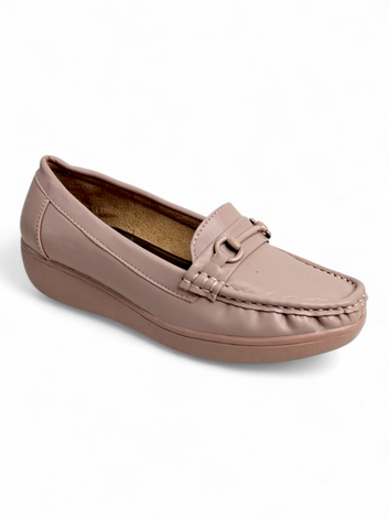 Nude Blush Women’s Comfort Loafers | Casual & Office Wear